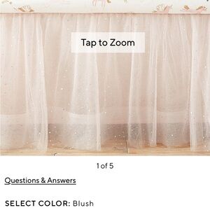 Pottery barn crib skirt
